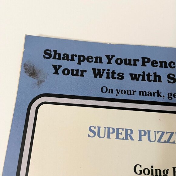 Vintage 1988 Going Batty by Peter Lerangis Super Puzzles for Super Kids Book - Picture 6 of 16